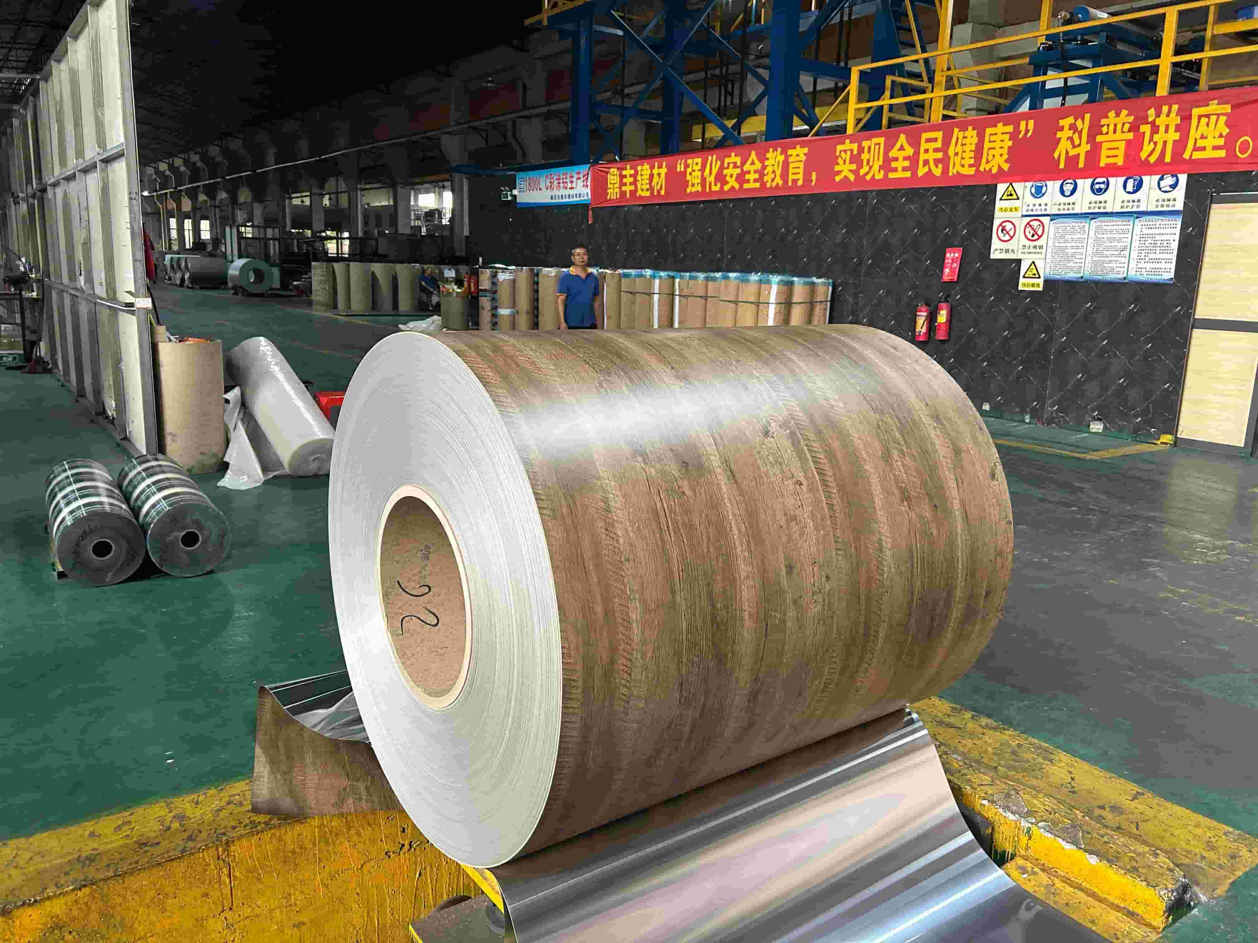 wooden color coated aluminum coil